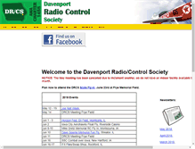 Tablet Screenshot of davenportrc.org